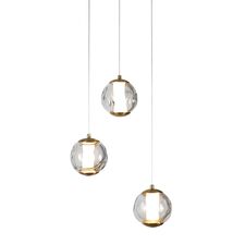 Delight Collection OD2437-3 gold/clear Подвесной светильник