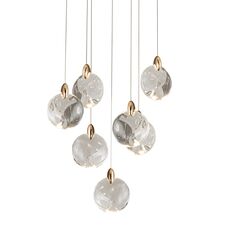 Delight Collection OD2440-7 gold/clear Подвесной светильник