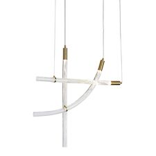 Delight Collection OB2412-3 gold/clear Подвесной светильник