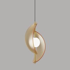 Delight Collection MD24030035-1A brass/amber Подвесной светильник