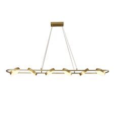 F-Promo 4677-6P, подвесная люстра, L1490xW190xH145/1200, LEDx90W, 3100LM, 3000-6000K, IP20, included, remote control