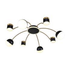 F-Promo 3096-8P, потолочная люстра, D920xH270, LEDx4W + 4xLEDx7W + 4xLEDx5W + 4xLEDx3W, 3394LM, 4000K, included