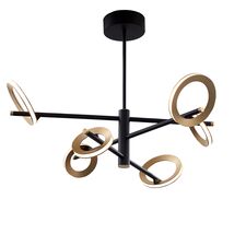 Favourite 4322-6P, подвесная люстра, D850xH460/1360, 3xLEDx7W + 3xLEDx5W, 2880LM, 4000K, included