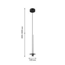 Favourite 4403-1P, подвес, D120xH500/1500, LEDx6W, 525LM, 4000K, IP20, included