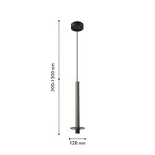 Favourite 4404-1P, подвес, D120xH500/1500, LEDx6W, 525LM, 4000K, IP20, included