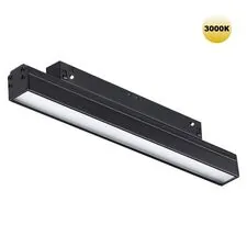 NOVOTECH 359199 SHINO NT23 079 черный Трековый светильник для низков. шинопровода IP20 LED 3000К 12W 48V 900Лм FLUM