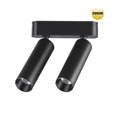 NOVOTECH 359252 SHINO NT23 048 черный Трековый светильник для низковольтного шинопровода IP20 LED 14W 48V 1260Лм 3000К SMAL