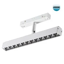 NOVOTECH 358609 SHINO NT21 045 белый Трековый светильник для низковольного шинопровода IP20 LED 4000K 12W 48V FLUM