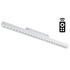 NOVOTECH 358623 SHINO NT21 064 белый Трековый низковольтный Светильник диммируемый с ДУ, со сменой цв.температуры IP20 LED 3000~6500К 24W 48V FLUM