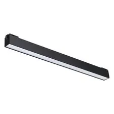 NOVOTECH 358518 SHINO NT21 082 черный Трековый светильник для низковольного шинопровода IP20 LED 4000K 24W 48V KIT