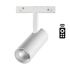 NOVOTECH 358629 SHINO NT21 067 белый Трековый низковольтный Светильник диммируемый с ДУ, со сменой цв.температуры IP20 LED 3000~6500К 12W 48V FLUM