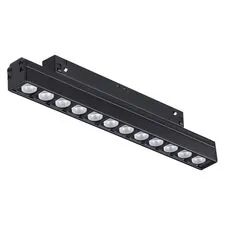 NOVOTECH 358418 SHINO NT20 077 черн Трековый светильник для низков. шинопровода IP20 LED 4000K 12W 48V FLUM