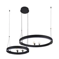 F-Promo 4474-2P, подвесная люстра, D830xH1000/1800, LEDx53W + LEDx33W + 4xLEDx3W, 2075LM, 3000-6500K, included, remote control