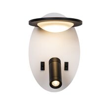 Favourite 4065-2W, настенный светильник, D150xW130xH200, 1xLEDx3W + 1xLEDx5W, 640LM, 4000K, included, switch, USB