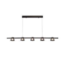 Favourite 4247-5P, подвесная люстра, L1180xW100xH1200/1800, 5xLEDx6W, 600LM, 4000K, included