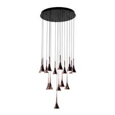 Favourite 4292-16P, подвесная люстра, D600xH1500/1770, 16xLEDx4W, 6400LM, 4000K, included