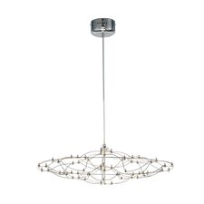 Favourite 4305-6P, подвесная люстра, D585xH190/2190, LEDx23W, 5300LM, 3000K/4500K/6000K, included, remote control