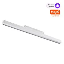 NOVOTECH 359485 SHINO NT24 000 белый Трековый низковольт. Светильник диммир. со сменой цв.температуры, пульт ДУ/Tuya Smart Life IP20 LED 24W 48V 3000-6500K FLUM
