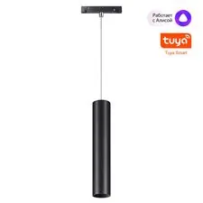 NOVOTECH 359500 SHINO NT24 000 черный Трековый низковольт. Светильник диммир. со сменой цв.температуры, пульт ДУ/Tuya Smart Life IP20 LED 12W 48V 3000-6500K FLUM