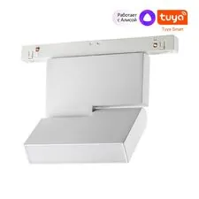 NOVOTECH 359491 SHINO NT24 000 белый Трековый низковольт. Светильник диммир. со сменой цв.температуры, пульт ДУ/Tuya Smart Life IP20 LED 10W 48V 3000-6500K FLUM