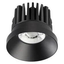 NOVOTECH 357586 SPOT NT18 287 черный Встраиваемый светильник IP44 LED 3000K 10W 100-265V METIS