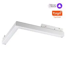 NOVOTECH 359501 SHINO NT24 000 белый Трековый низковольт. Светильник диммир. со сменой цв.температуры, пульт ДУ/Tuya Smart Life IP20 LED 24W 48V 3000-6500K FLUM