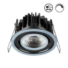 NOVOTECH 358342 SPOT NT19 291 черный Встраиваемый влагозащищённый диммир.Светильник IP44 LED 3000К 8W REGEN