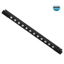 NOVOTECH 359433 SHINO NT24 000 черный Трековый светильник для низковольт. шинопровода арт. 135179-135180 IP20 LED 12W 48V 4000K 580Лм FLUM