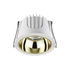 NOVOTECH 358692 SPOT NT21 276 белый/золото Светильник встраиваемый светодиодный IP20 LED 4000К 10W 100-265V KNOF