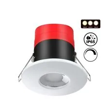 NOVOTECH 358639 SPOT NT21 273 белый Светильник встраиваемый светодиодный диммируемый, смена цв. температуры IP65 LED 3000К\4000К\5000К 8W 220V REGEN