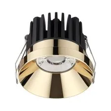 NOVOTECH 357909 SPOT NT19 287 золото Светильник встраиваемый IP44 LED 3000К 10W 100-265V METIS