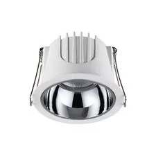 NOVOTECH 358689 SPOT NT21 276 белый/хром Светильник встраиваемый светодиодный IP20 LED 4000К 10W 100-265V KNOF