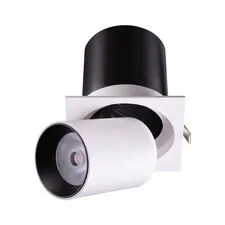NOVOTECH 358082 SPOT NT19 281 белый/черный Встраиваемый светильник IP20 LED 3000К 12W 220V LANZA