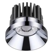 NOVOTECH 357589 SPOT NT18 287 хром Встраиваемый светильник IP44 LED 3000K 10W 100-265V METIS