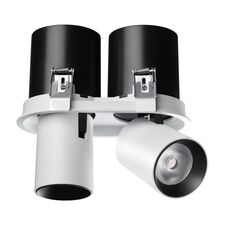 NOVOTECH 358341 SPOT NT19 281 белый/черный Встраиваемый светильник IP20 LED 3000К 24W 220V LANZA