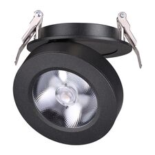 NOVOTECH 357983 SPOT NT19 279 черный Встраиваемый светильник IP20 LED 3000К 12W 220V GRODA