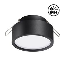 NOVOTECH 358904 SPOT NT22 337 черный Встраиваемый влагозащищенный светильник IP54 LED 4000K 10W 220V MAY