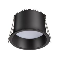 NOVOTECH 358900 SPOT NT22 283 черный Светильник встраиваемый светодиодный IP20 LED 4000К 9W 220V TRAN