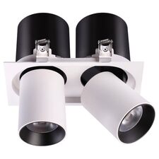 NOVOTECH 358083 SPOT NT19 281 белый/черный Встраиваемый светильник IP20 LED 3000К 24W 220V LANZA