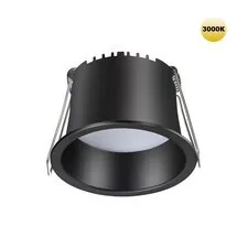 NOVOTECH 359233 SPOT NT23 282 черный Светильник встраиваемый светодиодный IP20 LED 6W 220V 360Лм 3000К TRAN