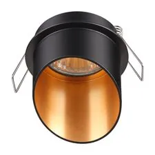 NOVOTECH 370435 SPOT NT19 323 черный Встраиваемый светильник IP20 GU10 50W 220V BUTT