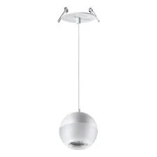 NOVOTECH 370815 SPOT NT22 308 белый Светильник встраиваемый, длина провода 2м IP20 GU10 9W 220V GARN