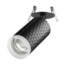 NOVOTECH 370851 SPOT NT22 312 черный Светильник встраиваемый IP20 GU10 9W 220V BRILL