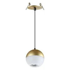 NOVOTECH 370816 SPOT NT22 308 матовое золото Светильник встраиваемый, длина провода 2м IP20 GU10 9W 220V GARN