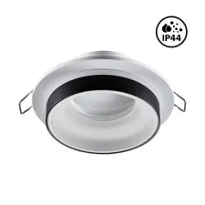 NOVOTECH 370784 SPOT NT21 334 белый/черный Светильник встраиваемый влагозащищенный IP44 GU10 9W 220V WATER