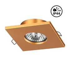 NOVOTECH 370807 SPOT NT22 287 матовое золото Светильник встраиваемый влагозащищенный IP44 GU10 50W 220V AQUA