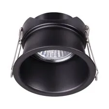 NOVOTECH 370445 SPOT NT19 321 черный Встраиваемый светильник IP20 GU10 50W 220V BUTT