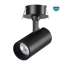 NOVOTECH 359226 SPOT NT23 267 черный Светильник встраиваемый светодиодный IP20 LED 15W 220V 1440Лм 4000К SELENE