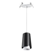 NOVOTECH 370830 SPOT NT22 315 черный Светильник встраиваемый, провод 2м IP20 GU10 9W 220V TULIP