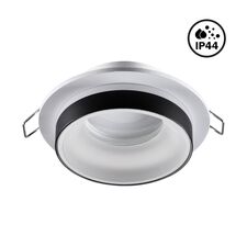 NOVOTECH 370784 SPOT NT21 334 белый/черный Светильник встраиваемый влагозащищенный IP44 GU10 9W 220V WATER